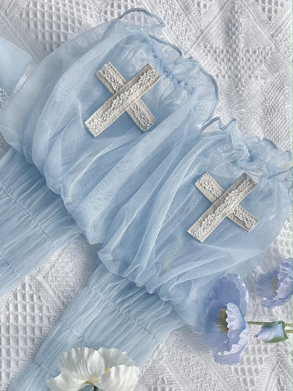 Belle Sleeves Color 8 Cross Separated Options Long