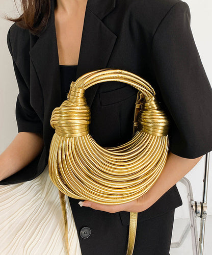 Amerikanische und modische europäische Gold-Einkaufstasche