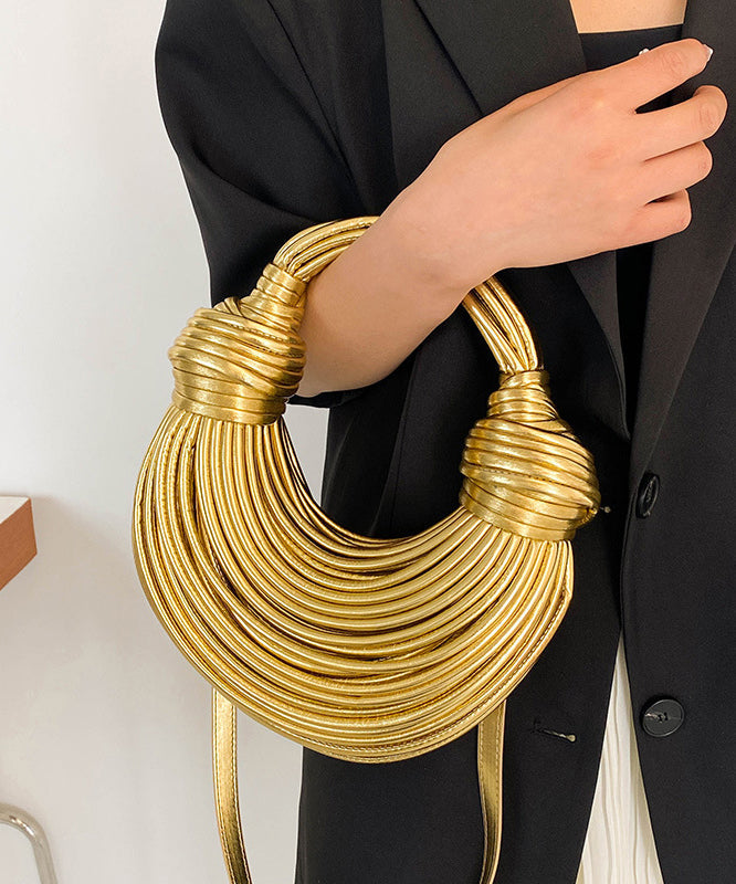 Amerikanische und modische europäische Gold-Einkaufstasche