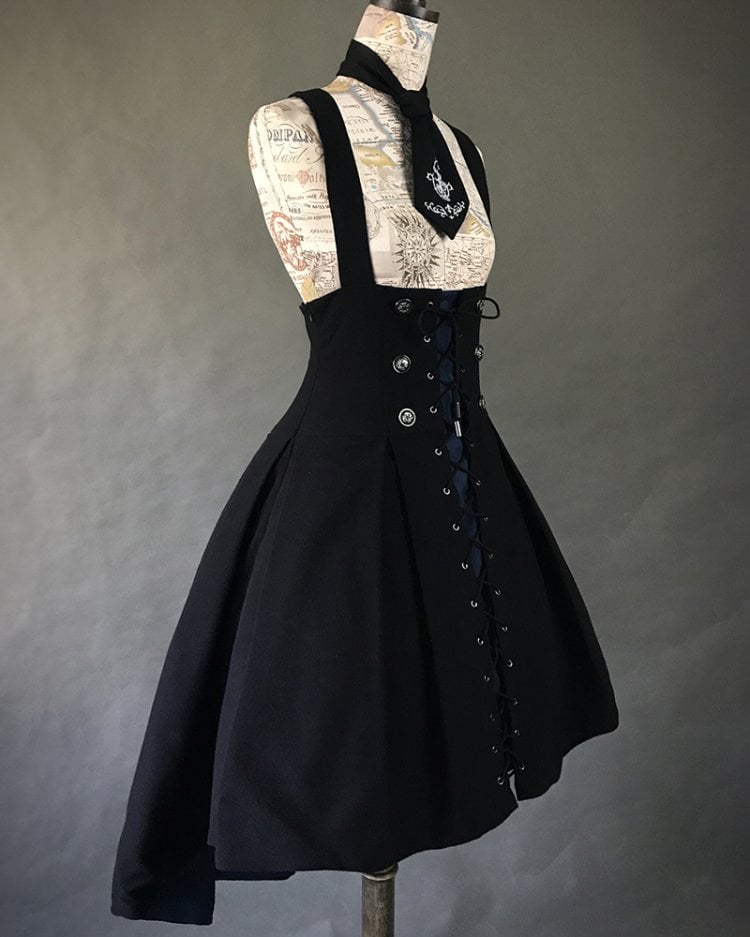 Plus Size Friendly-Underbust High Waist Hi-lo Skirt