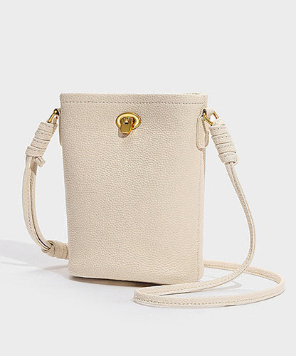 Tasche Telefon Leder Mode Gelb Beutel Einfache Kalbsleder