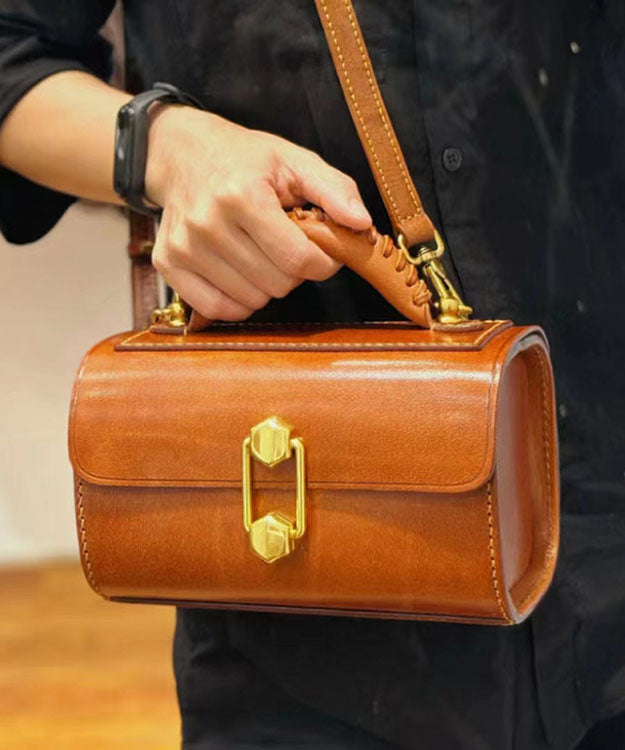 Style Bag Doctor Braunes französisches Kalbsleder Vielseitige Mode