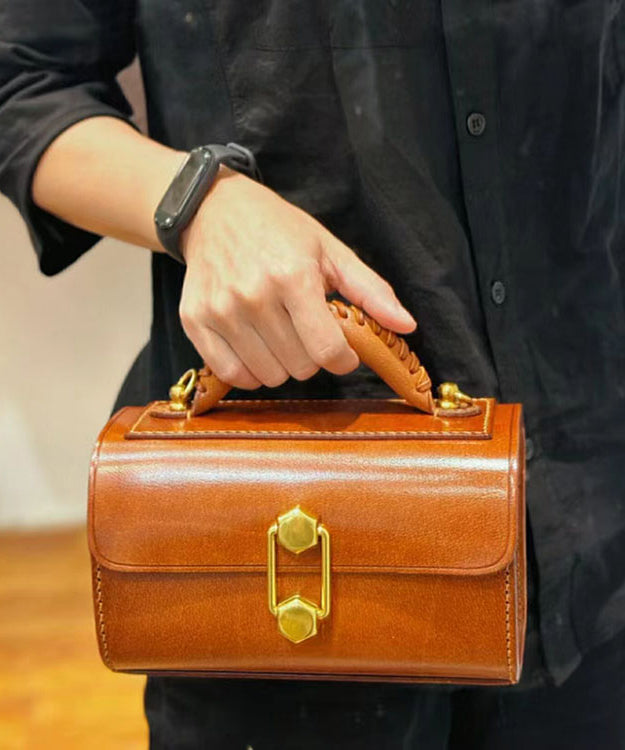 Style Bag Doctor Braunes französisches Kalbsleder Vielseitige Mode