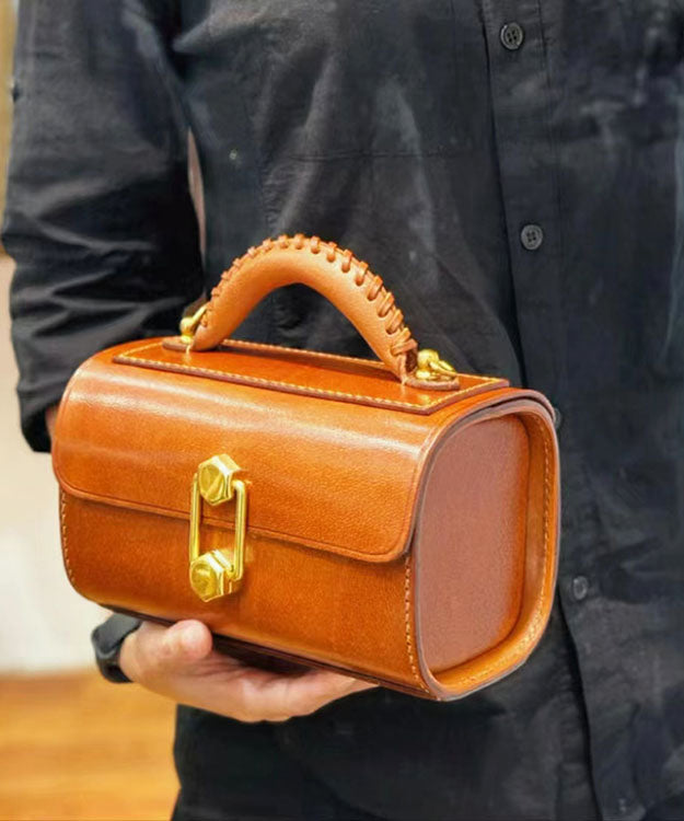 Style Bag Doctor Braunes französisches Kalbsleder Vielseitige Mode