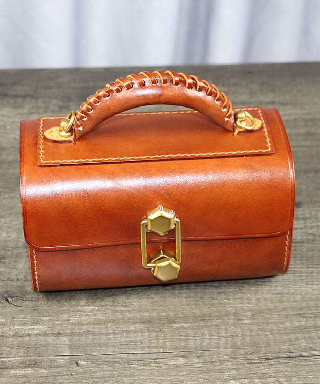 Style Bag Doctor Braunes französisches Kalbsleder Vielseitige Mode