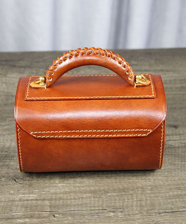 Style Bag Doctor Braunes französisches Kalbsleder Vielseitige Mode