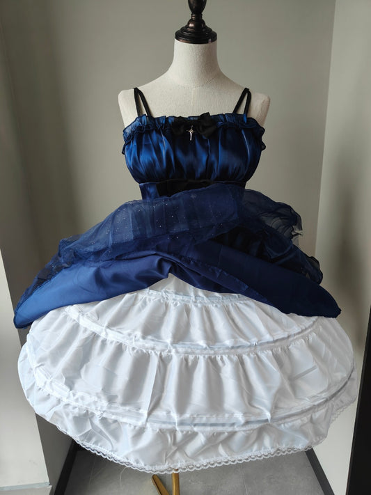 Best Value ! Lolita Petticoat Hoop Skirt - Fishbone Cage Crinoline for Cosplay & Stage Performance