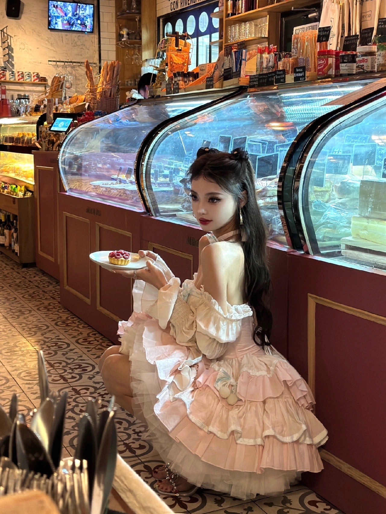 ミントキティプリンセスドレス