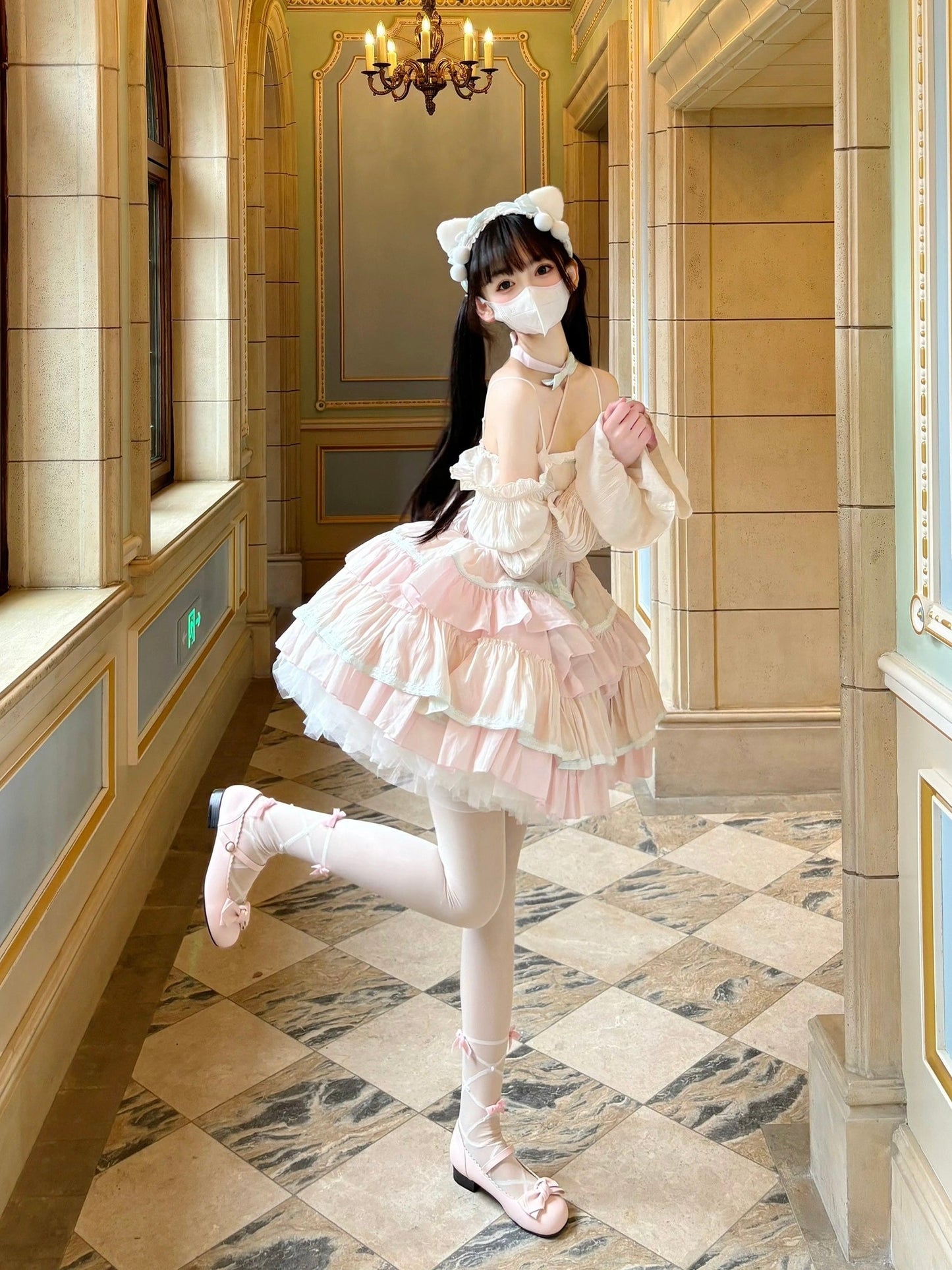 ミントキティプリンセスドレス