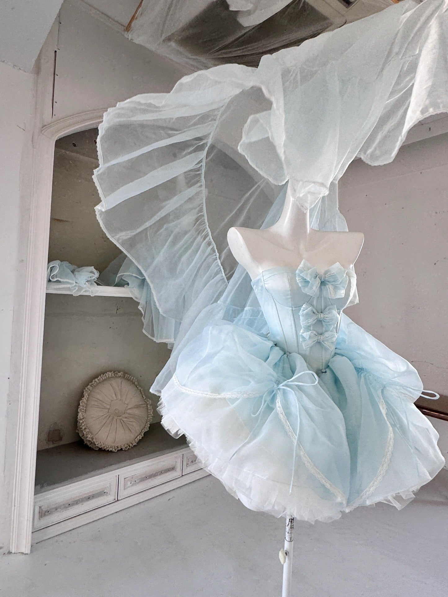 ブルーサクラプリンセスドレスセット