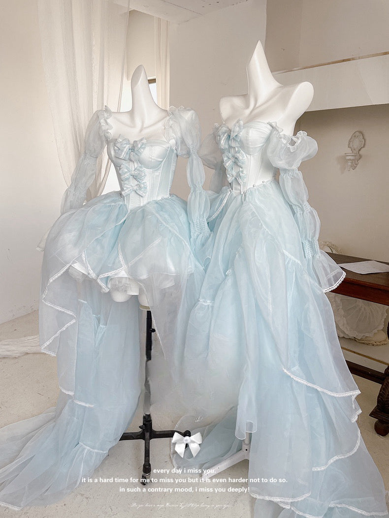 ブルーサクラプリンセスドレスセット