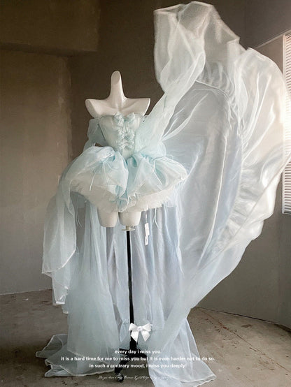 ブルーサクラプリンセスドレスセット