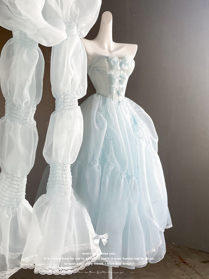 ブルーサクラプリンセスドレスセット