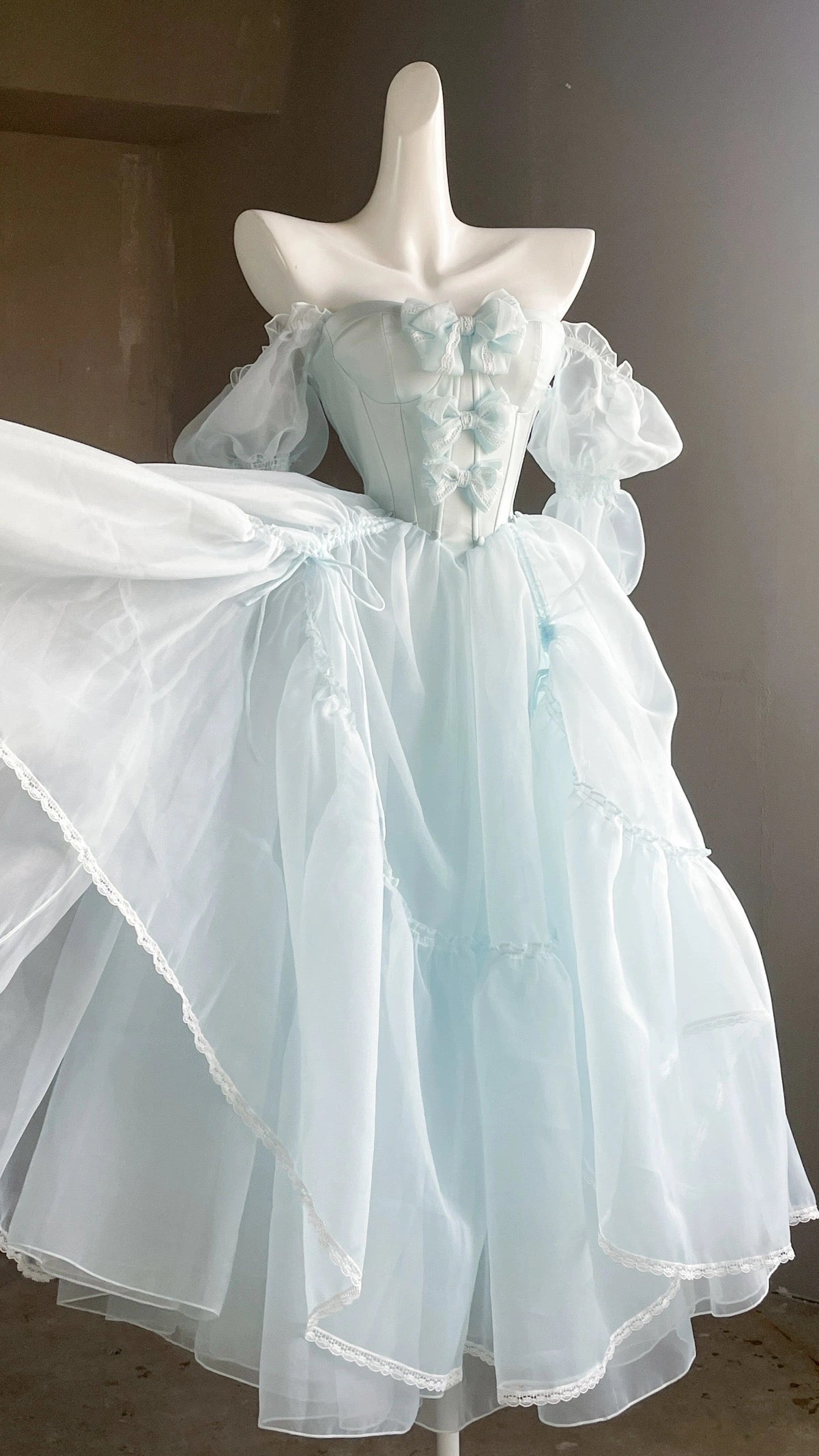 ブルーサクラプリンセスドレスセット