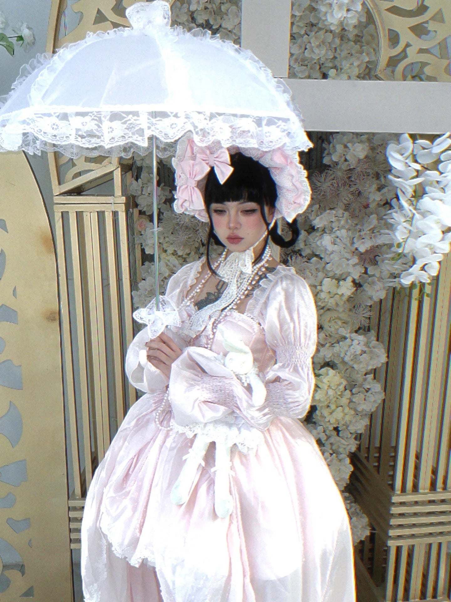 ピンクサクラプリンセスドレスセット