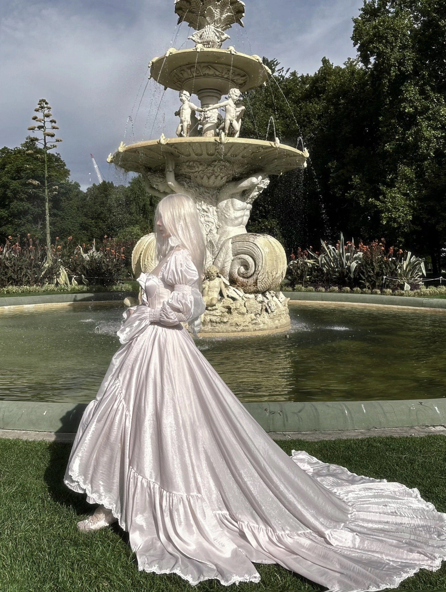 ピンクサクラプリンセスドレスセット