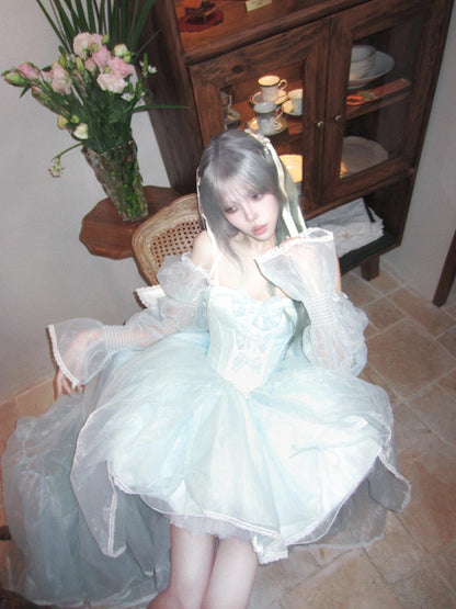 ブルーサクラプリンセスドレスセット