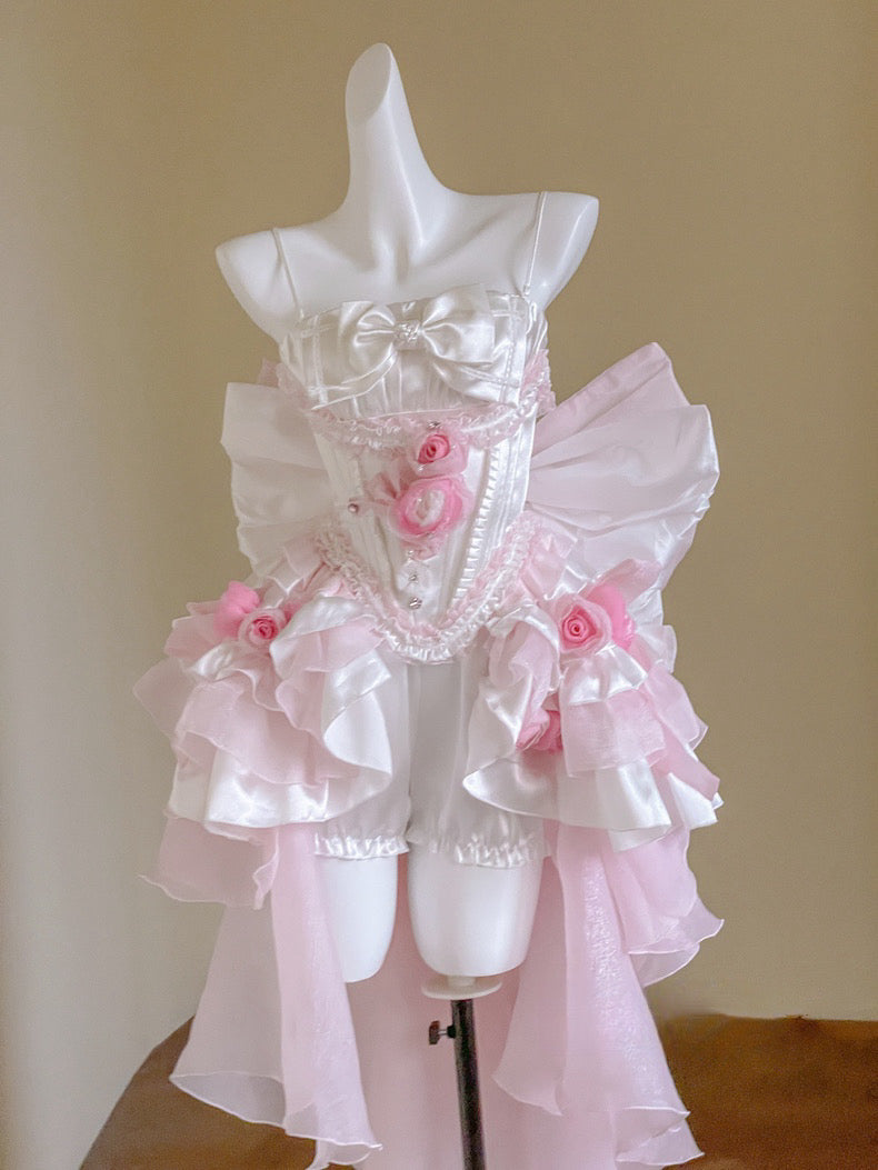 Dreamlike Grace Rosa Prinzessinnen-Kleid-Set
