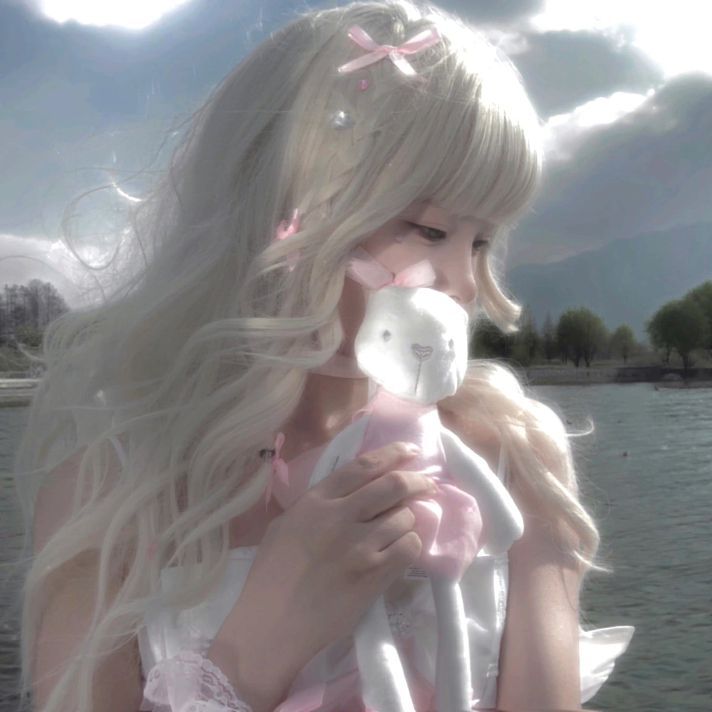 夢のようなグレースピンクのプリンセスドレスセット