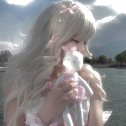 夢のようなグレースピンクのプリンセスドレスセット