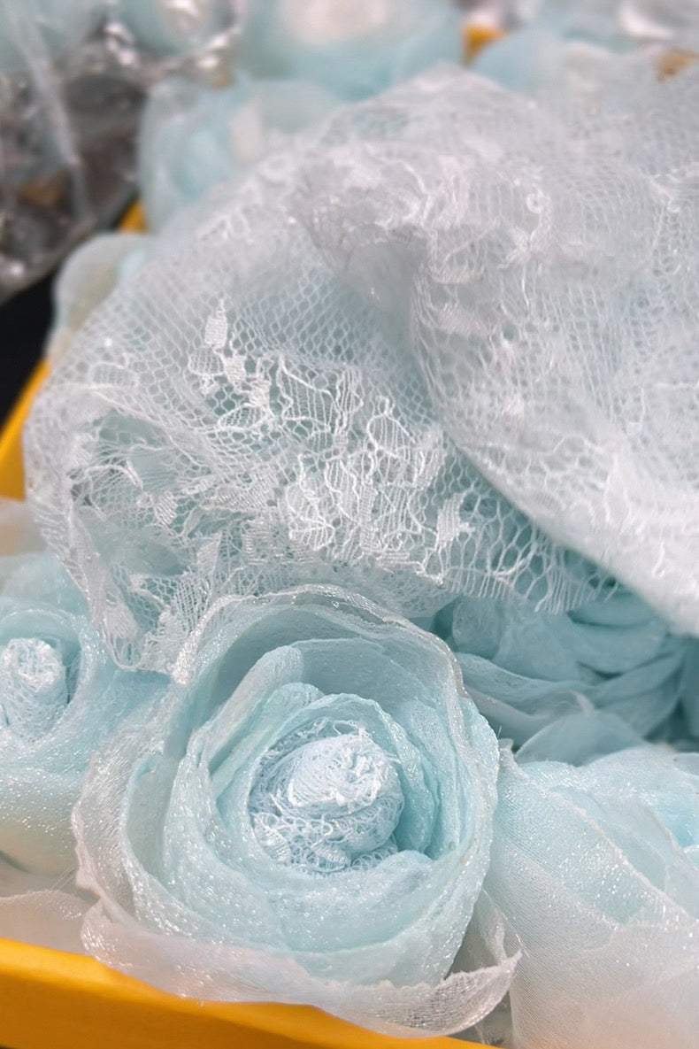 夢のようなグレースブループリンセスドレスセット