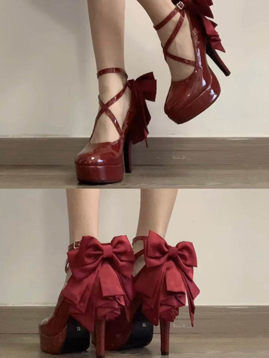 夢のような花のハイヒール