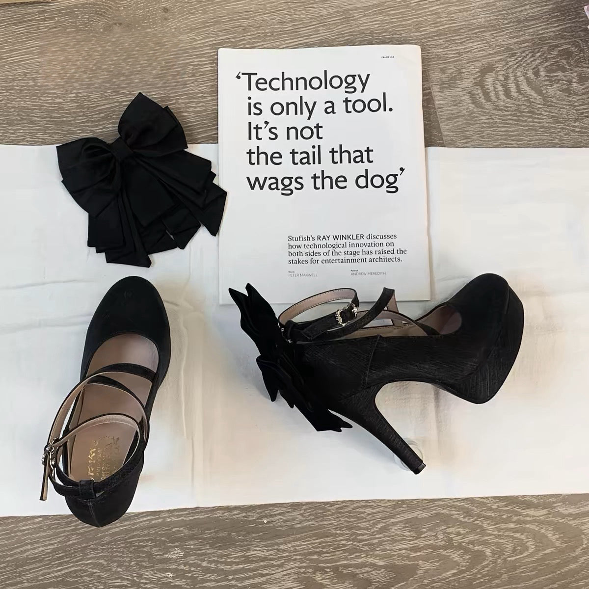 夢のような花のハイヒール