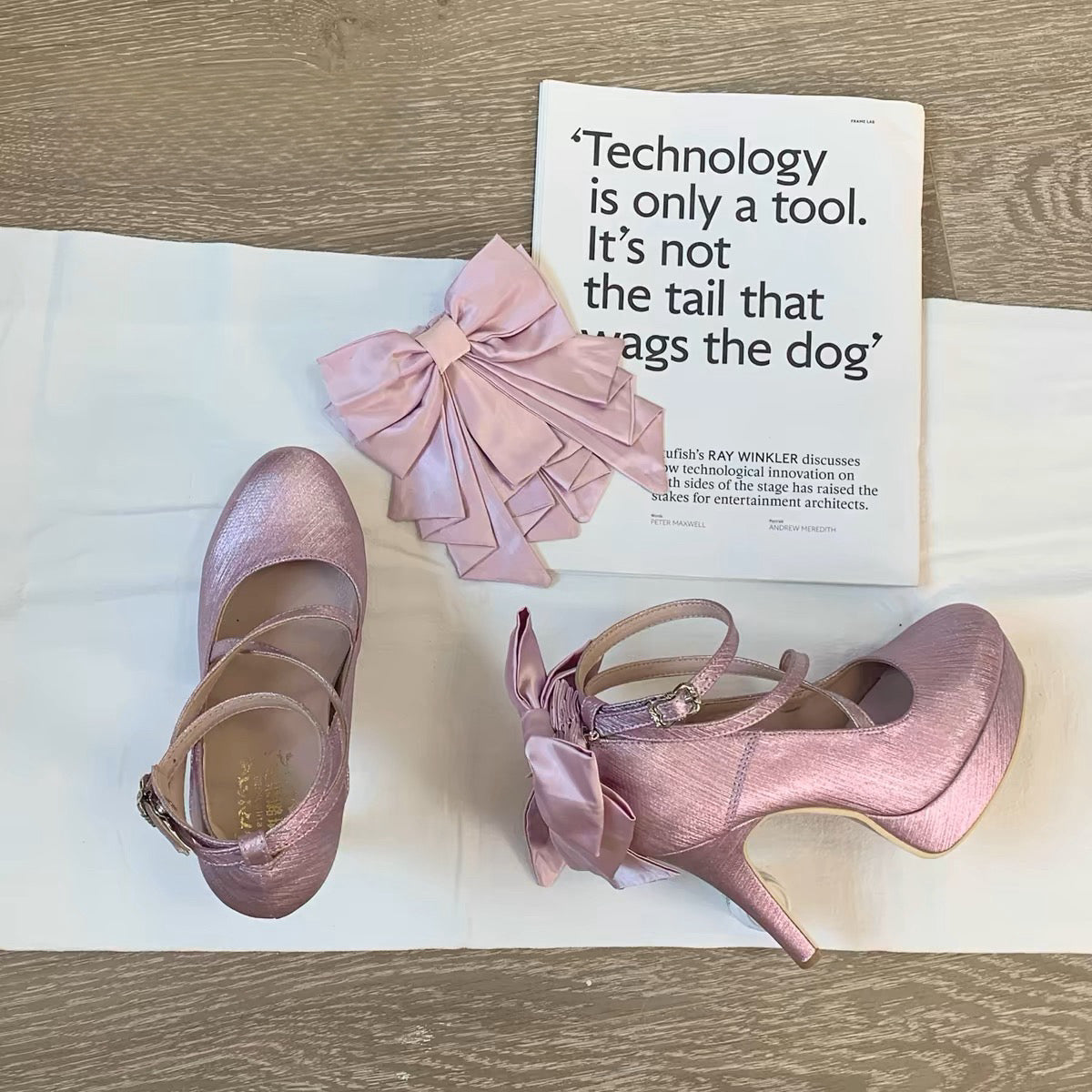 夢のような花のハイヒール