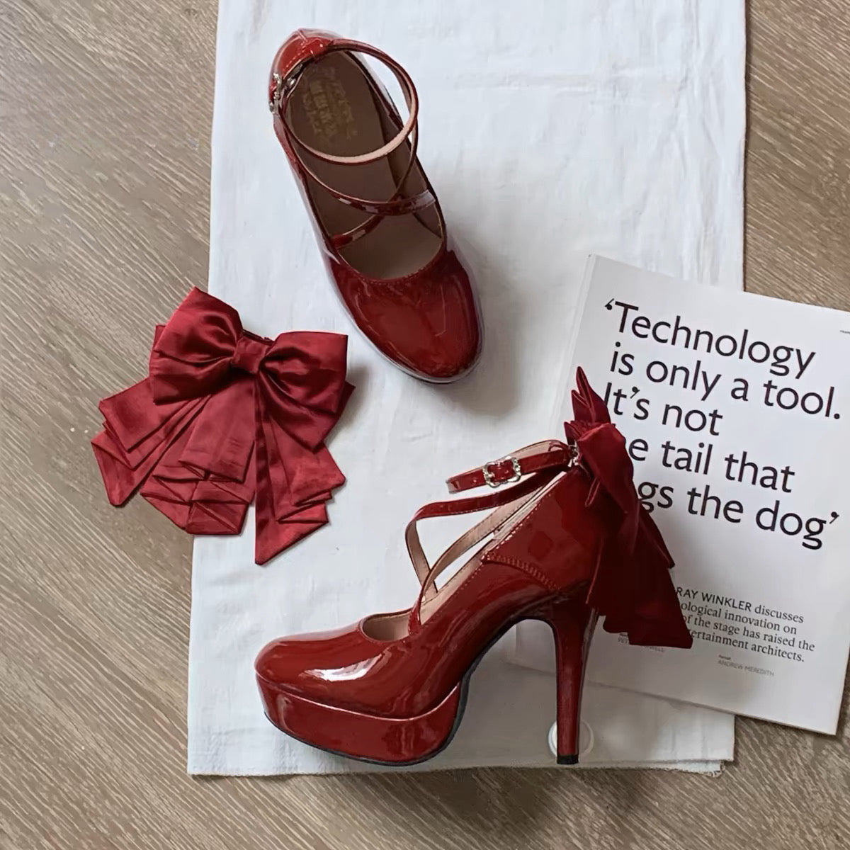 夢のような花のハイヒール