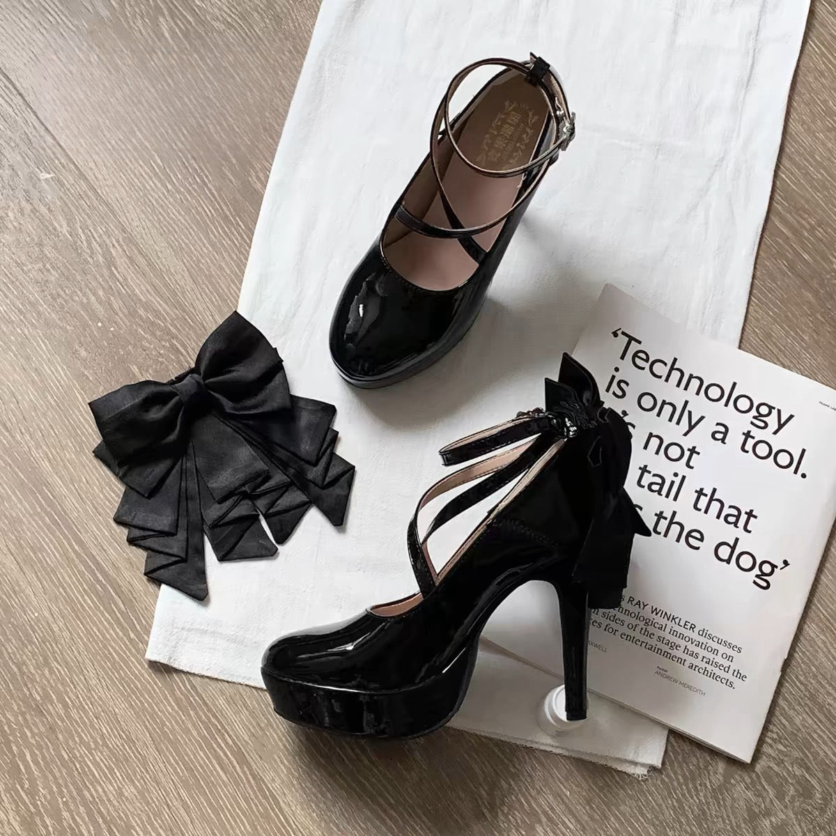 夢のような花のハイヒール