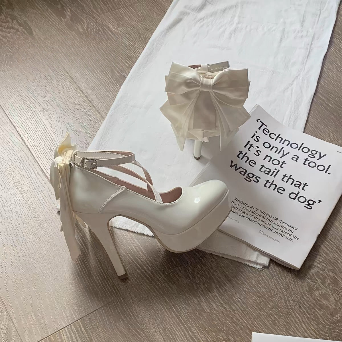 夢のような花のハイヒール