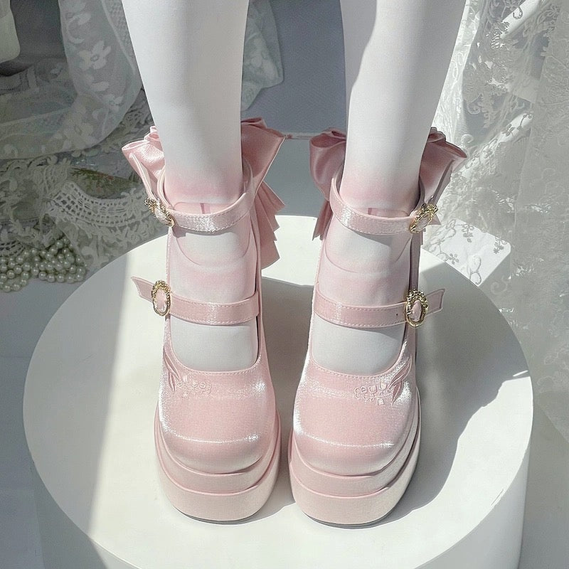 フェアリーリリー サテン メリージェーン