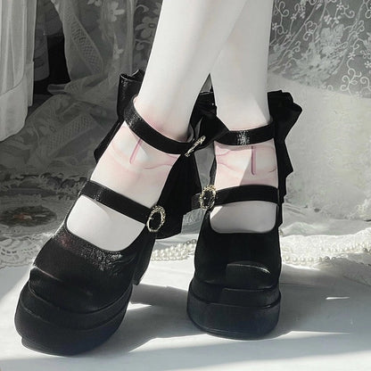 フェアリーリリー サテン メリージェーン