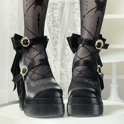 フェアリーリリー サテン メリージェーン