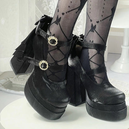 フェアリーリリー サテン メリージェーン