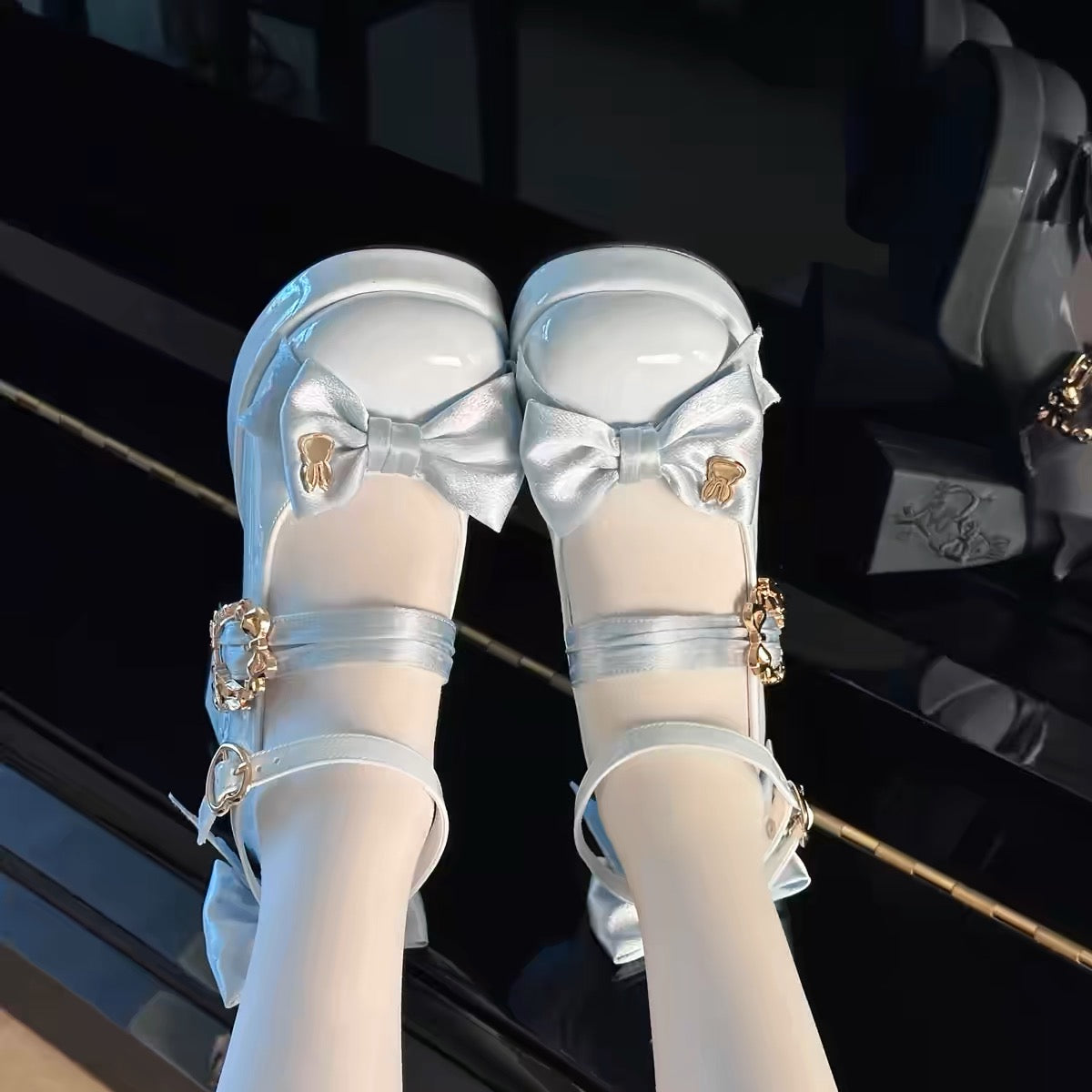 Mary Janes mit Häschen