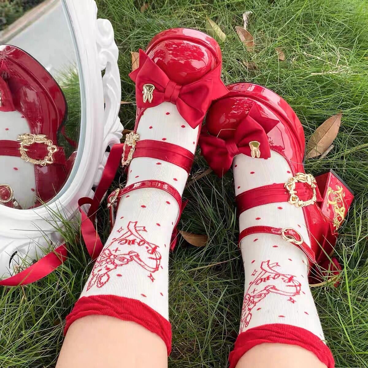 Mary Janes mit Häschen