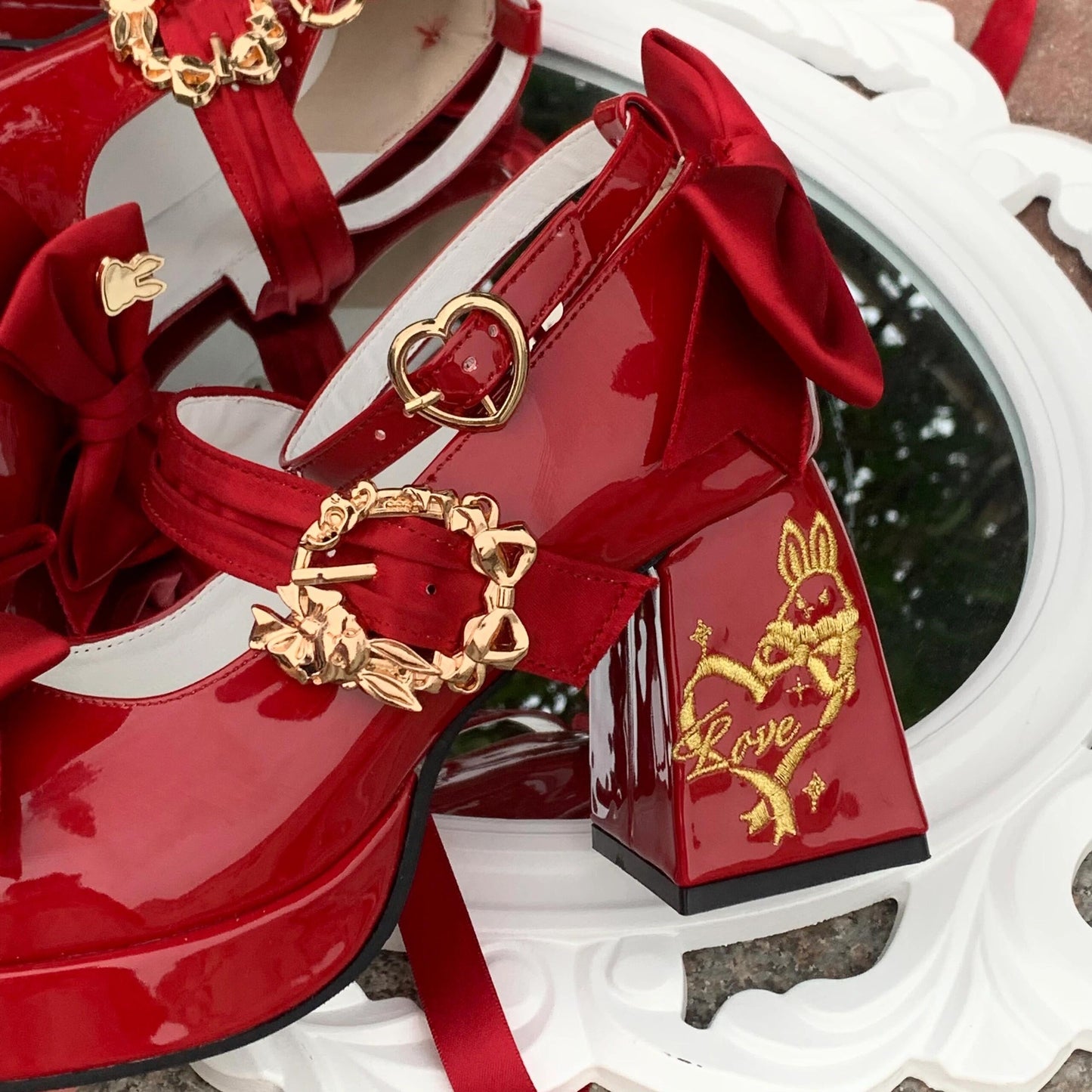 Mary Janes mit Häschen