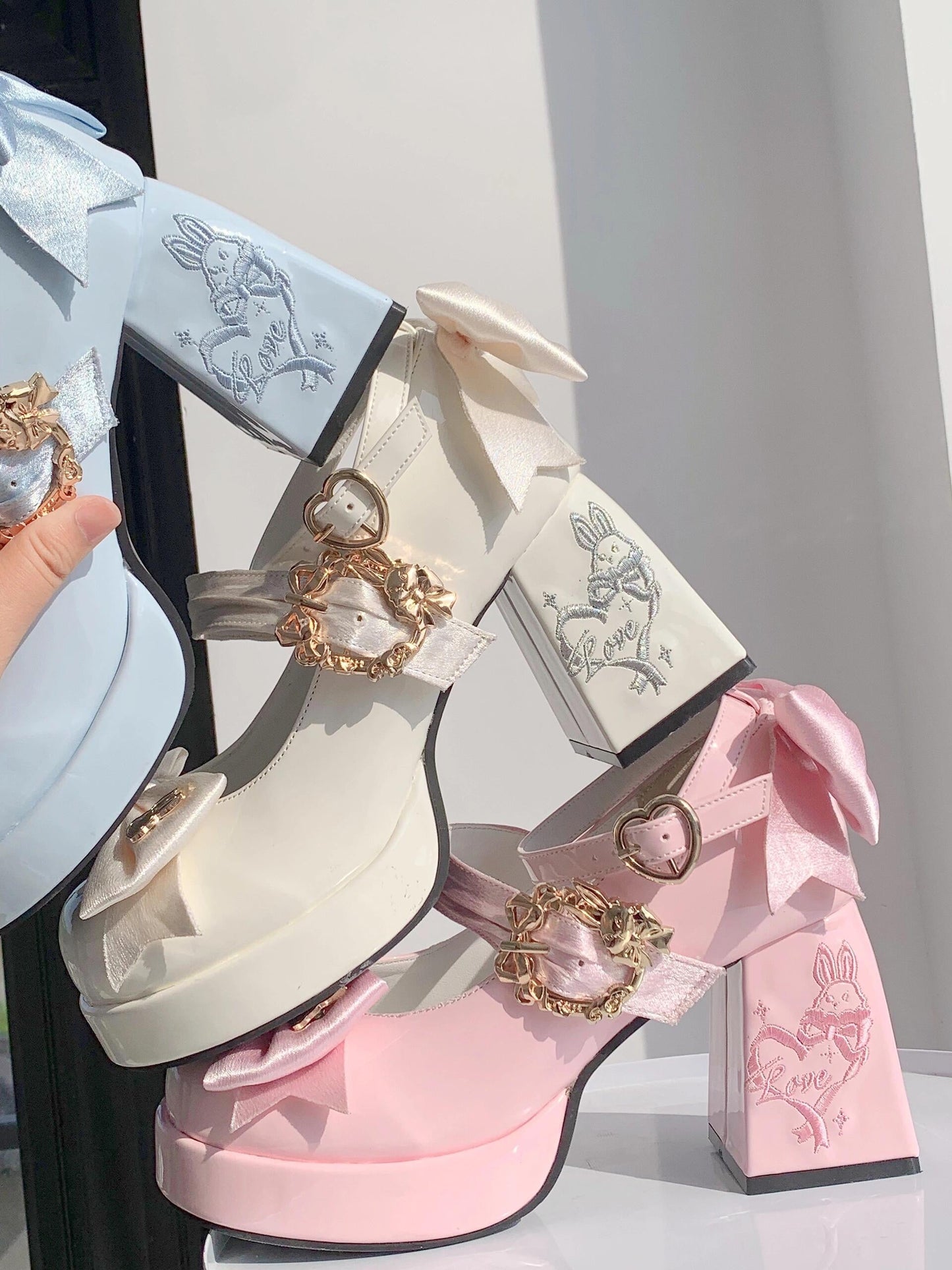 Mary Janes mit Häschen