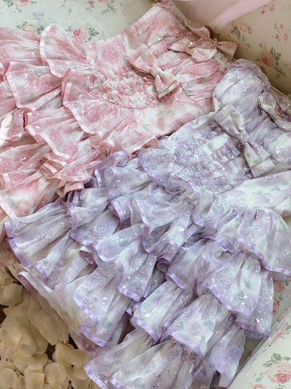 シルバーローズフェアリーロココドレス