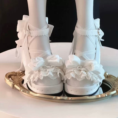 Stack Cake Velvet Platforms