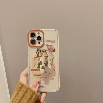 Case Phone Retro Print