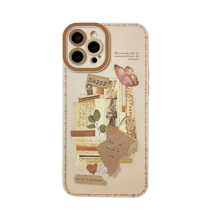 Case Phone Retro Print