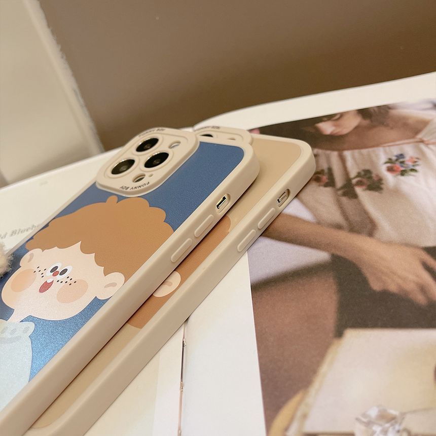 Couple Matching Cartoon Phone Case - Compatible with iPhone