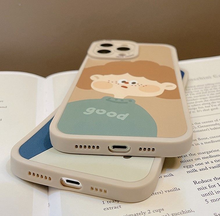 Couple Matching Cartoon Phone Case - Compatible with iPhone