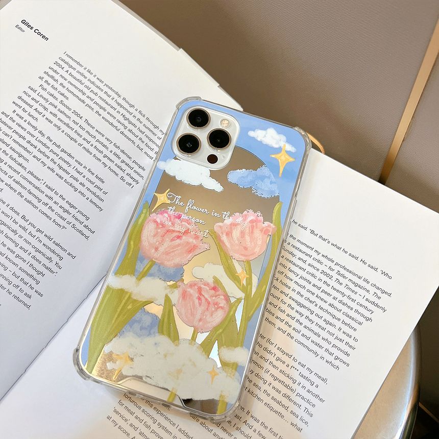 Phone Case Flower Mirrored