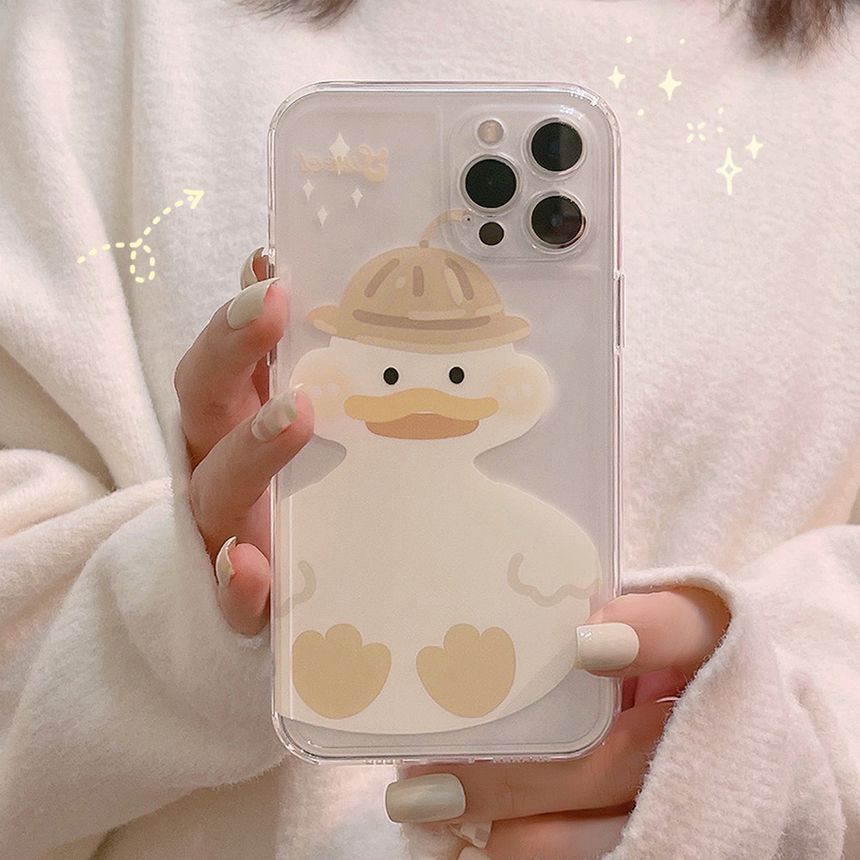 Duck Transparent Phone Case - Compatible with iPhone