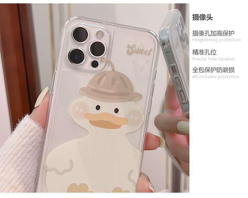 Duck Transparent Phone Case - Compatible with iPhone