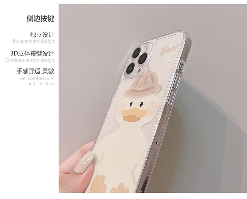 Duck Transparent Phone Case - Compatible with iPhone
