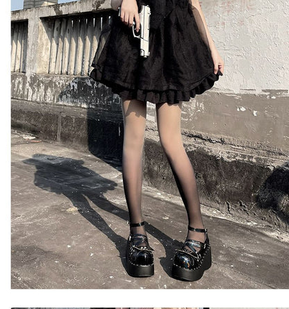 Strumpfhose mit Farbverlauf